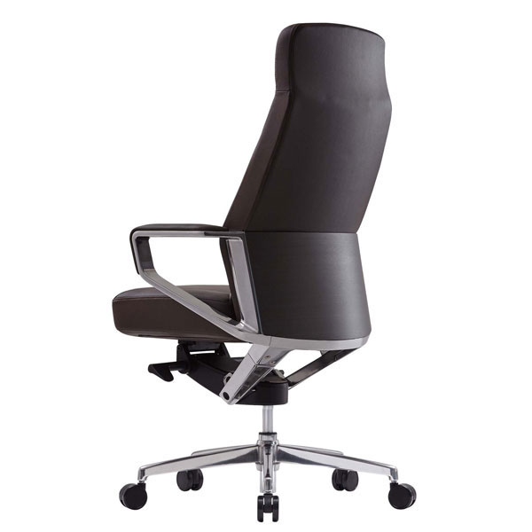 VESTO E500FP 크롬프레임 천연가죽의자