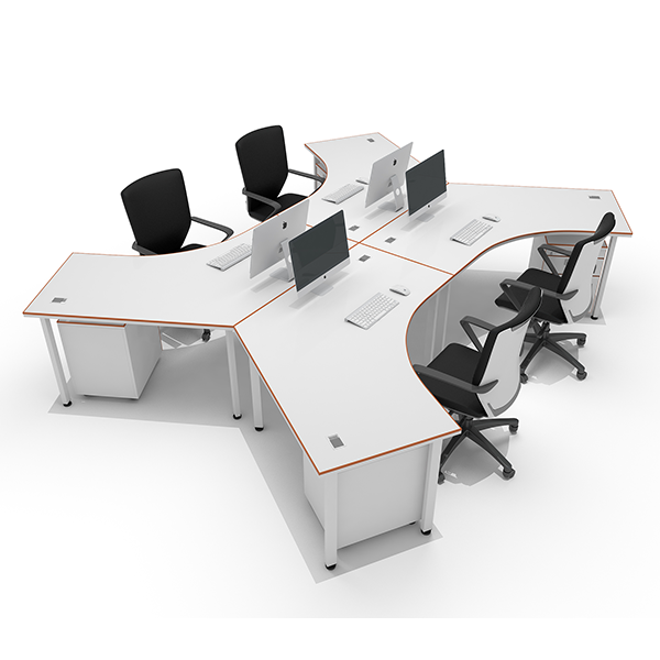 LOTO-120-3 120도 책상,SYSTEM DESK